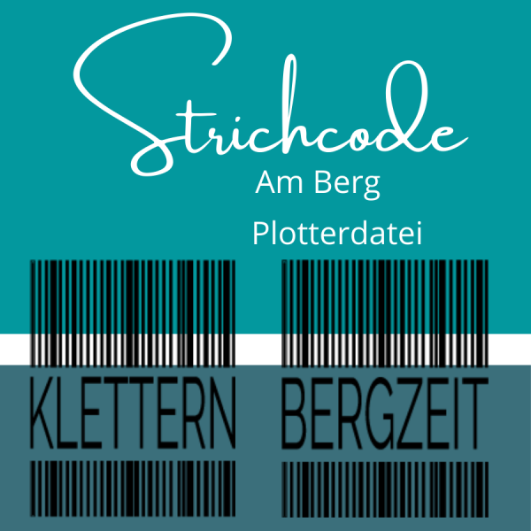 Plotterdatei Strichcode Am Berg