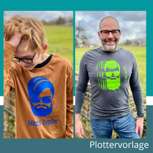 Plottervorlage HipsterBeards