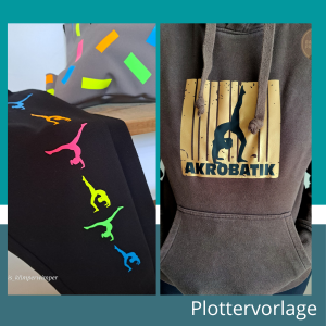 Plottervorlage Akrobatik