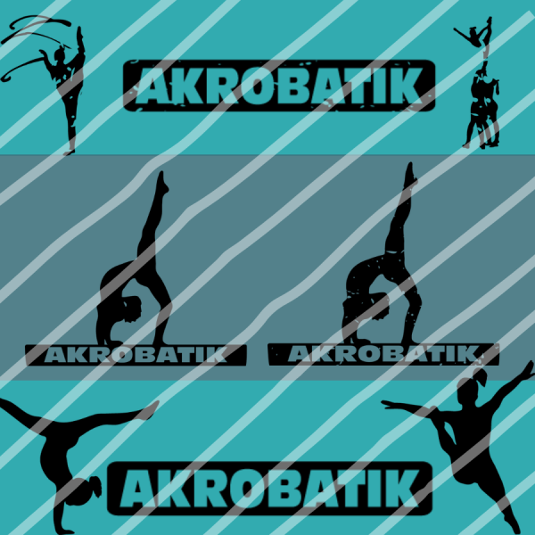 Plottervorlage Akrobatik – Bild 2