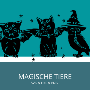 Plottervorlage „Magische Tiere“